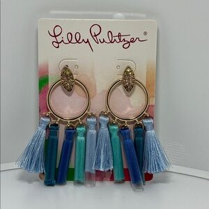 Lilly Pulitzer Waterside Tassel Statement Earring